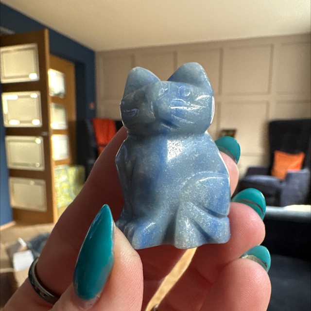 Blue Quartz Cat 