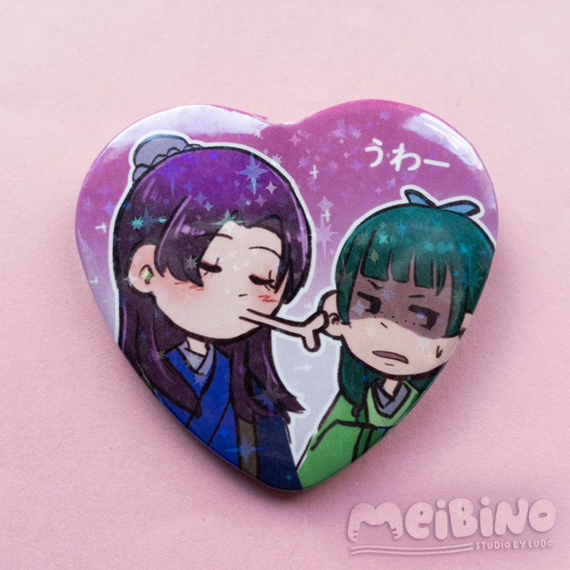 jinshi x maomao - pin serduszko 