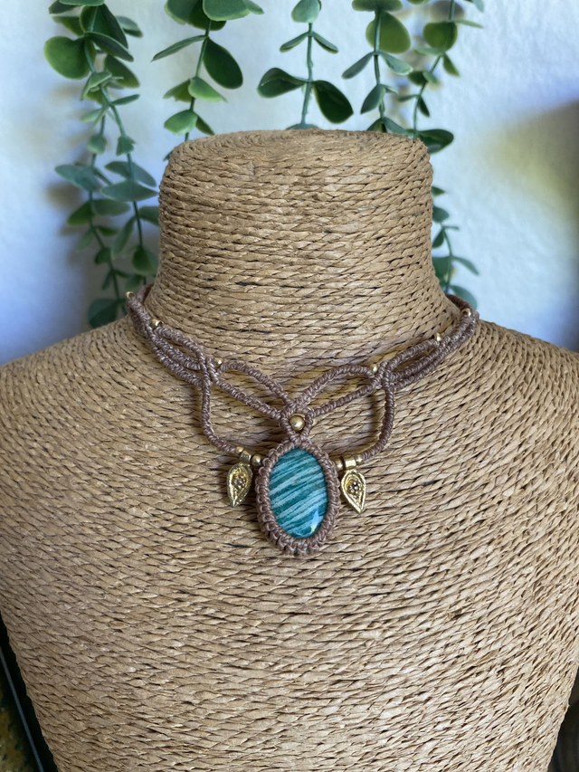 Collier UNIQUE - AMAZONITE