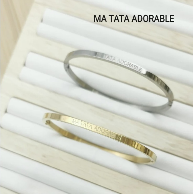 Jonc message Ma tata adorable