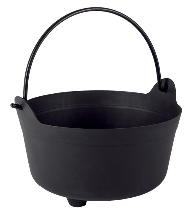 HALLOWEEN , Calderone paiolo pentolone strega in plastica 24 cm