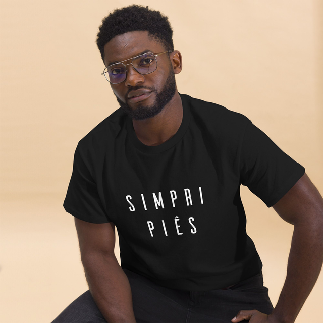  Maglietta classica uomo simpri pies 