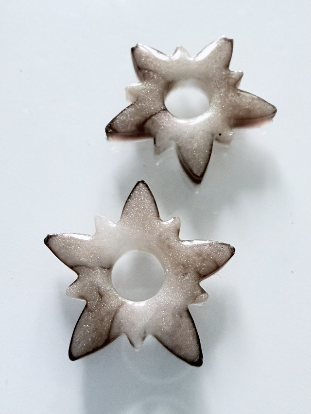 PAMPILLES LULU marbrées marron nude