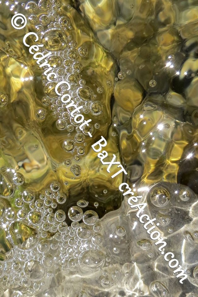 Impression sur alu dibond - Reflets et cours d'Eau (ref 7146)