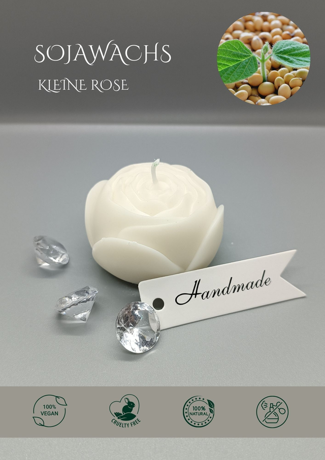 Sojawachs kleine Blume 