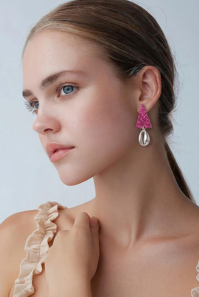 Boucle Camelia Pyramide mini- Collection West and sea 