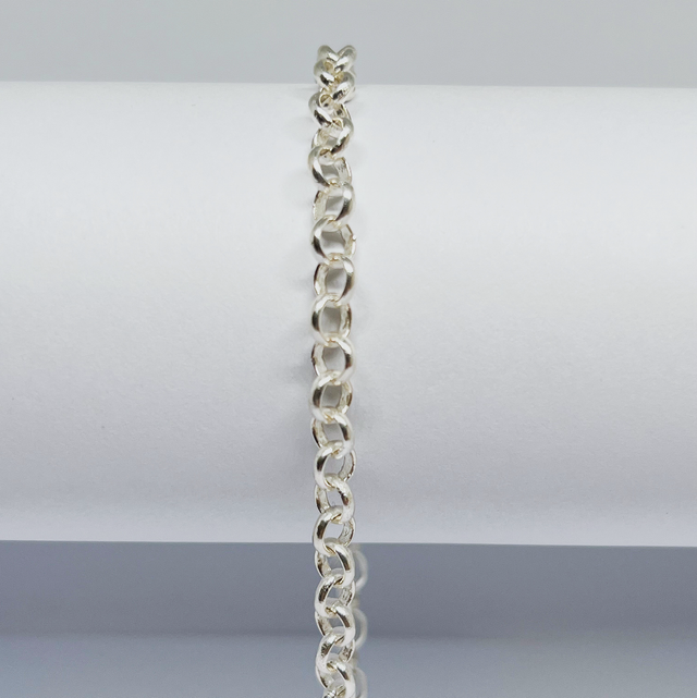 Pulsera eslabón redondo 