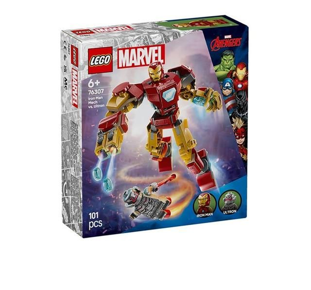 Lego Marvel Super Heroes Iron Man Mech Vs Ultron 76307