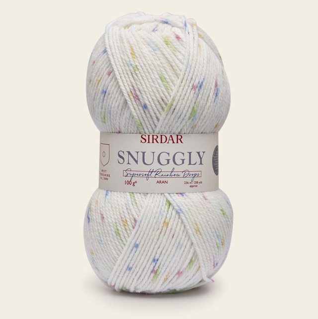 Sirdar Snuggly Supersoft Rainbow Drops Aran Love Hearts