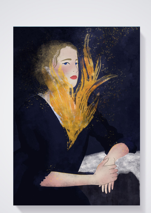 Affiche Jeune fille en feu