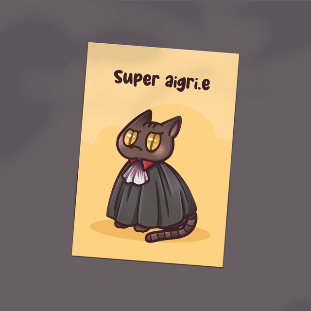 Carte postale A6 SUPER AIGRI.E