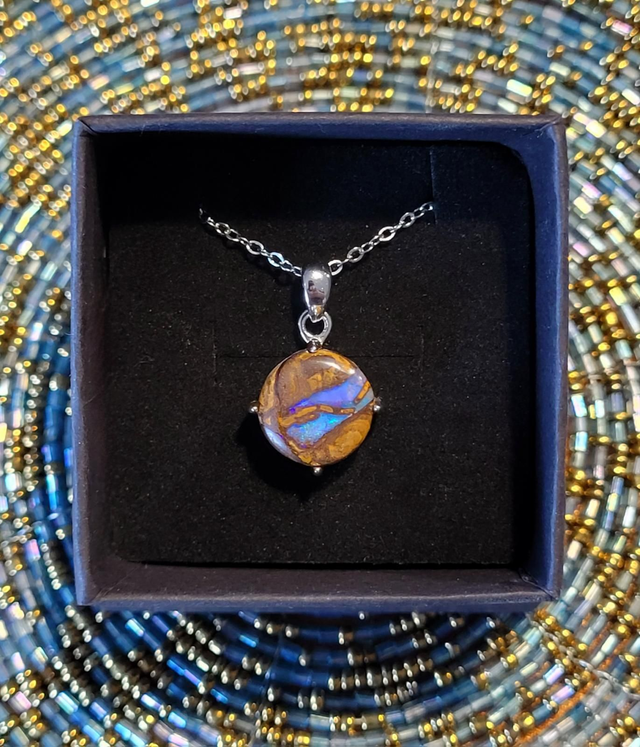 Pendentif Opale Boulder 