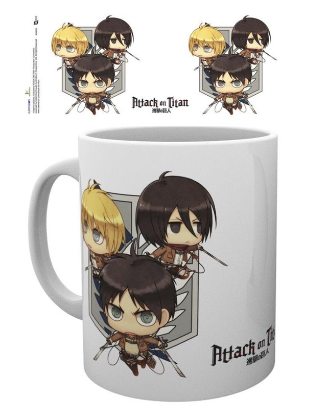 Attack on Titan: Chibi Trio Mug