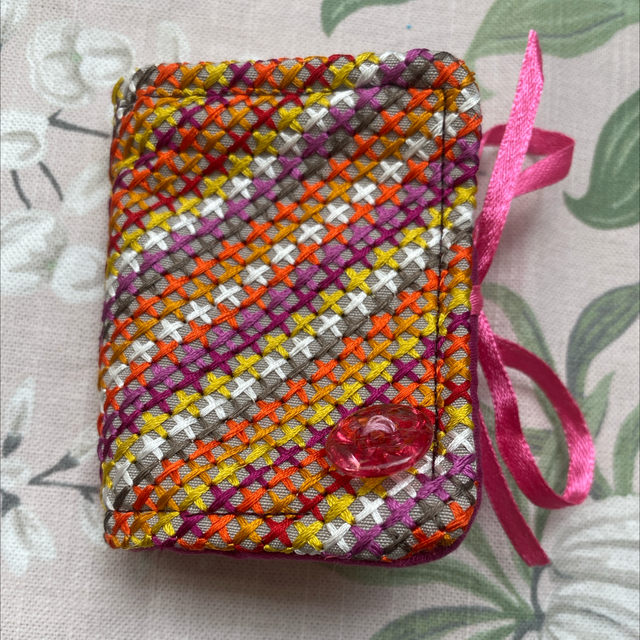 Multicoloured needle pouch