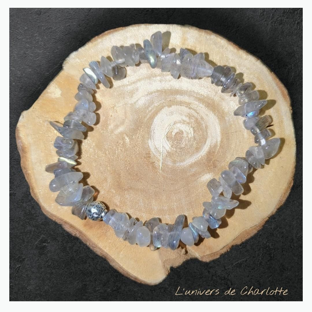 Bracelet "Labradorite" baroque BR-213