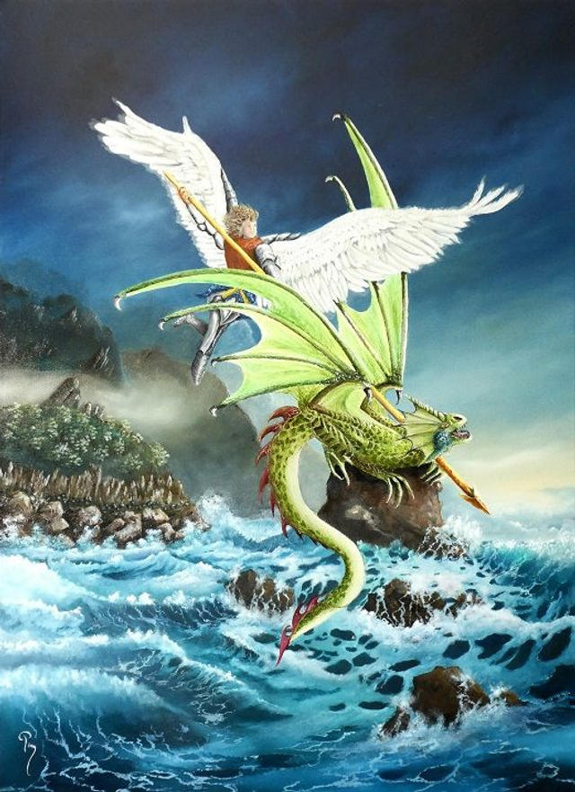 Saint Michel terrassant le dragon