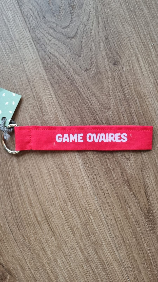 Porte-clé "game ovaires"