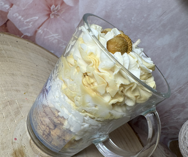 Bougie exquise nougat blanc