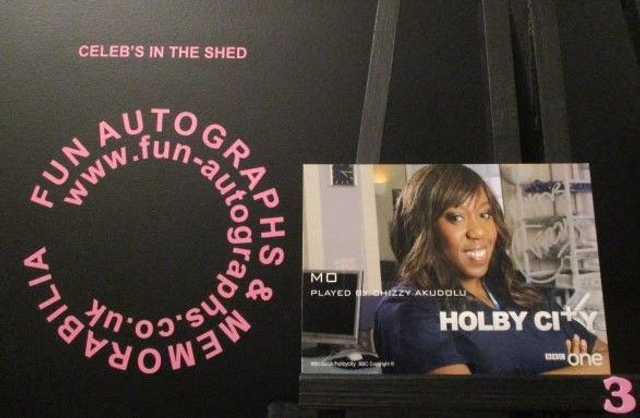 Chizzy Akudolu (Mo) Authentic Autographed Holby City 6x4 Cast Card (3)