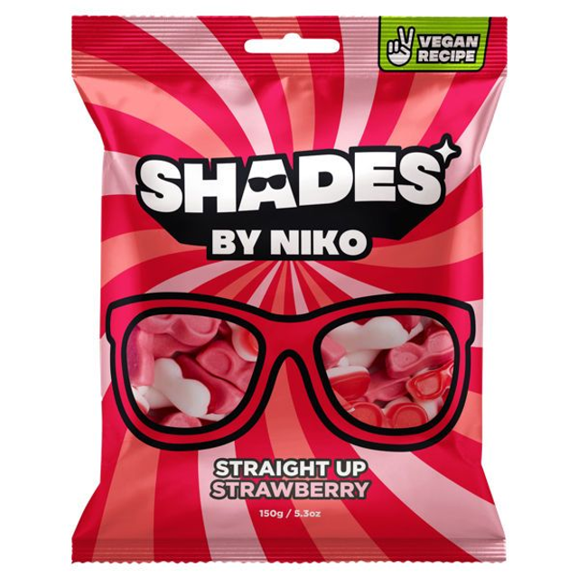 Shades by Niko – Straight Up Strawberry 150g