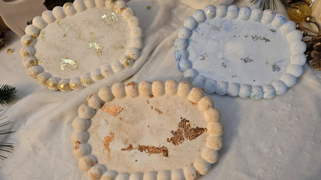 Plateau ovale Bubble