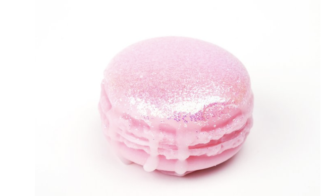 Savon Doux Macaron parfum Rose Givrée