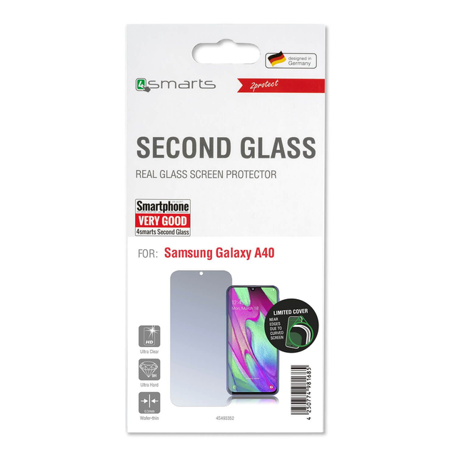 Samsung Galaxy A40 herdet glass