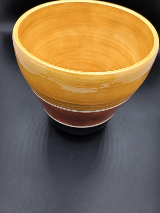 Capuccino vase en faïence 