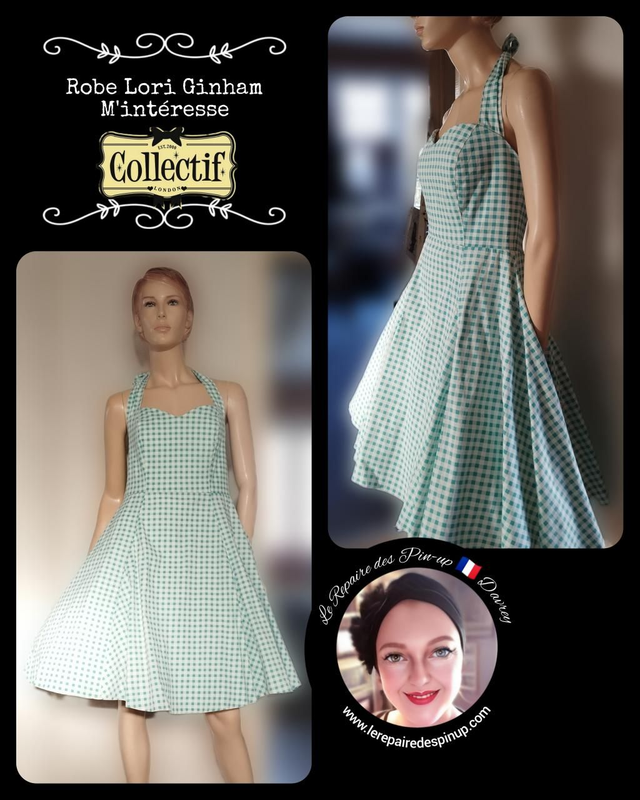 Robe Collectif Lori Ginham Mint T42/44