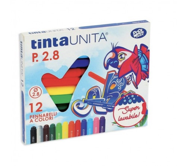 Pennarelli tinta unita 12,18,24 pz