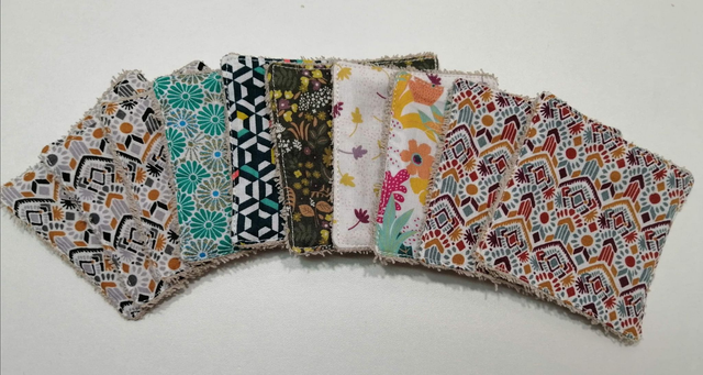 Lingettes éponge x10