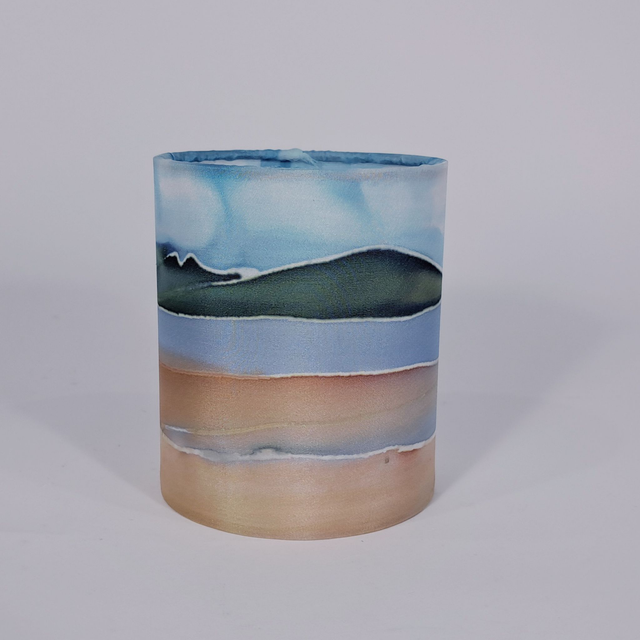 Rathmullan from Buncrana silk tealight holder   