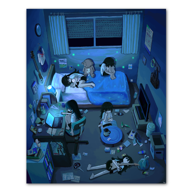 large art print - spiraling 🌀