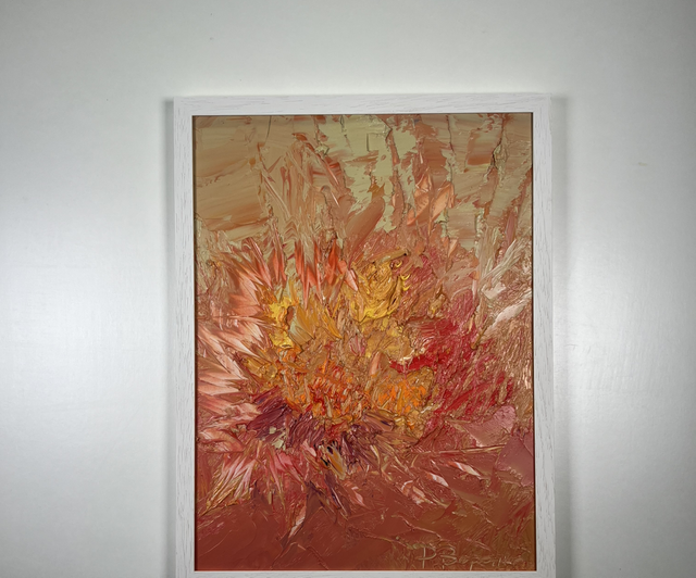 „Mariendistel“  Öl auf PVC-Platte, 40 × 30 cm, 2025