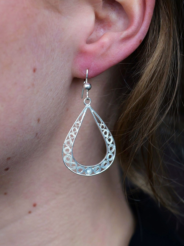 Large Drop Earrings