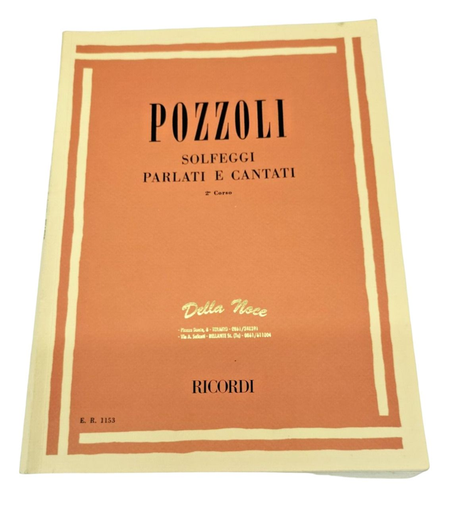Pozzoli Solfeggi Parlati e Cantati Secondo corso