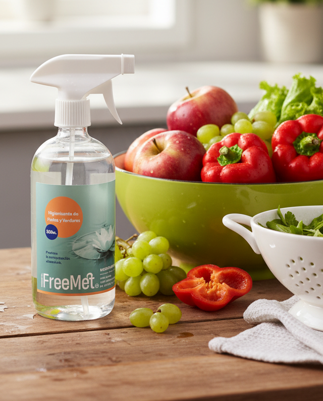 Desinfectante Frutas Y Verduras Freemet 500 Ml