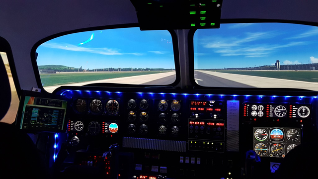 Simulator King Air 350 MIT Instruktion