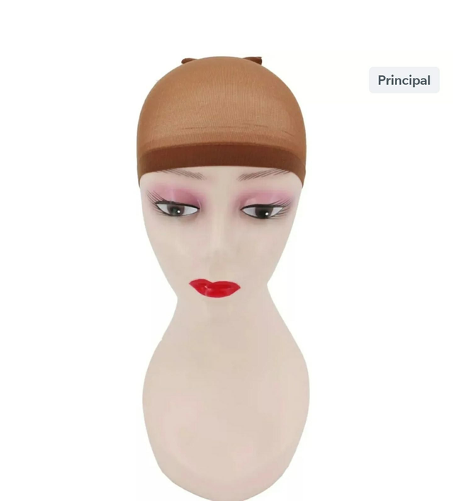 2 Bonnet de nuit / Perruques marron