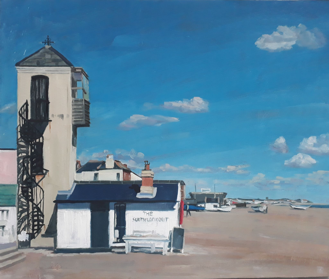 Painting 'Aldeburgh Beach' 