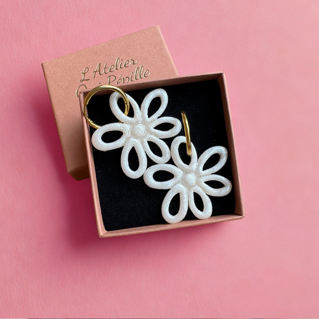 Ombelles blanches nacrées