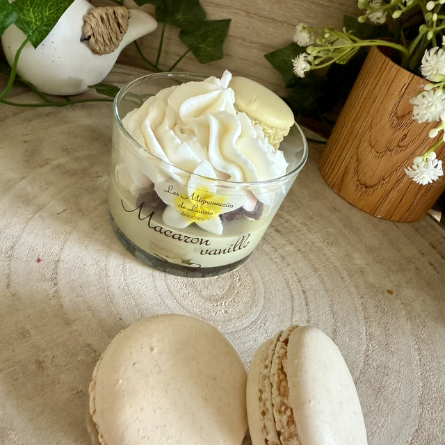 Bougie Macaron Vanille