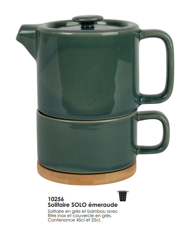 Solitaire SOLO émeraude