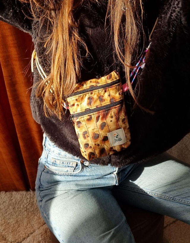 Sac bandoulière en parapluie léopard