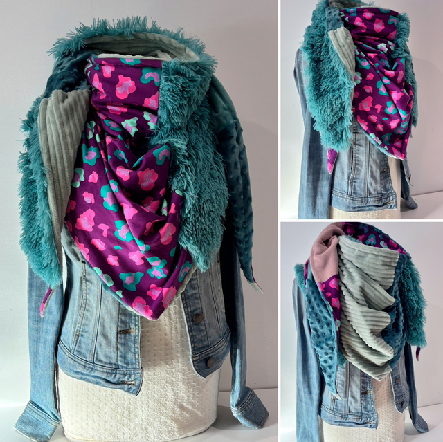 Maxi Chèche Double Patchwork 329