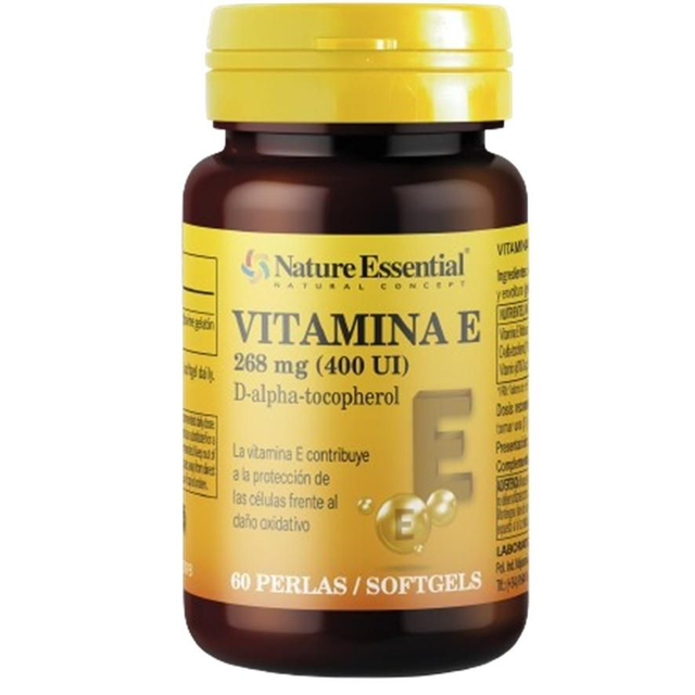 Vitamina E 268mg 400UI 60 perlas Nature Essential