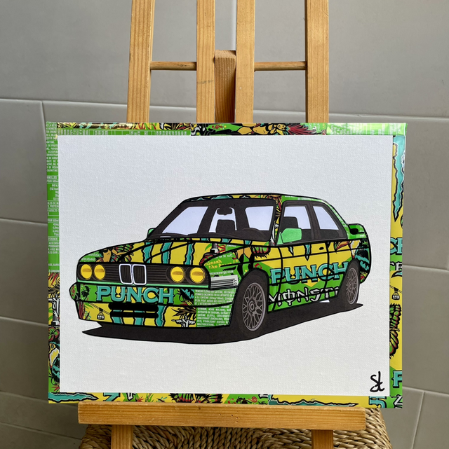 Tableau BMW E30 vintage 