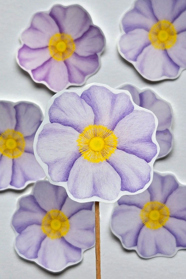 Stickers fleur Pavot