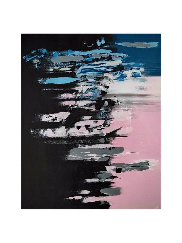 &quot;What goes up, must come down&quot; - 65 x 81 cm