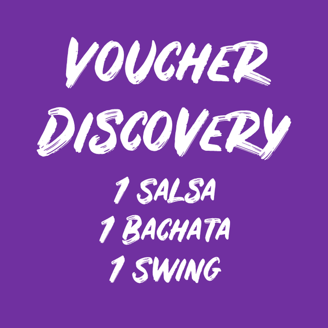 Voucher Discovery: 1 Salsa + 1 Bachata + 1 Swing